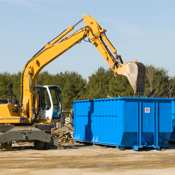 what size residential dumpster rentals are available in Gorman